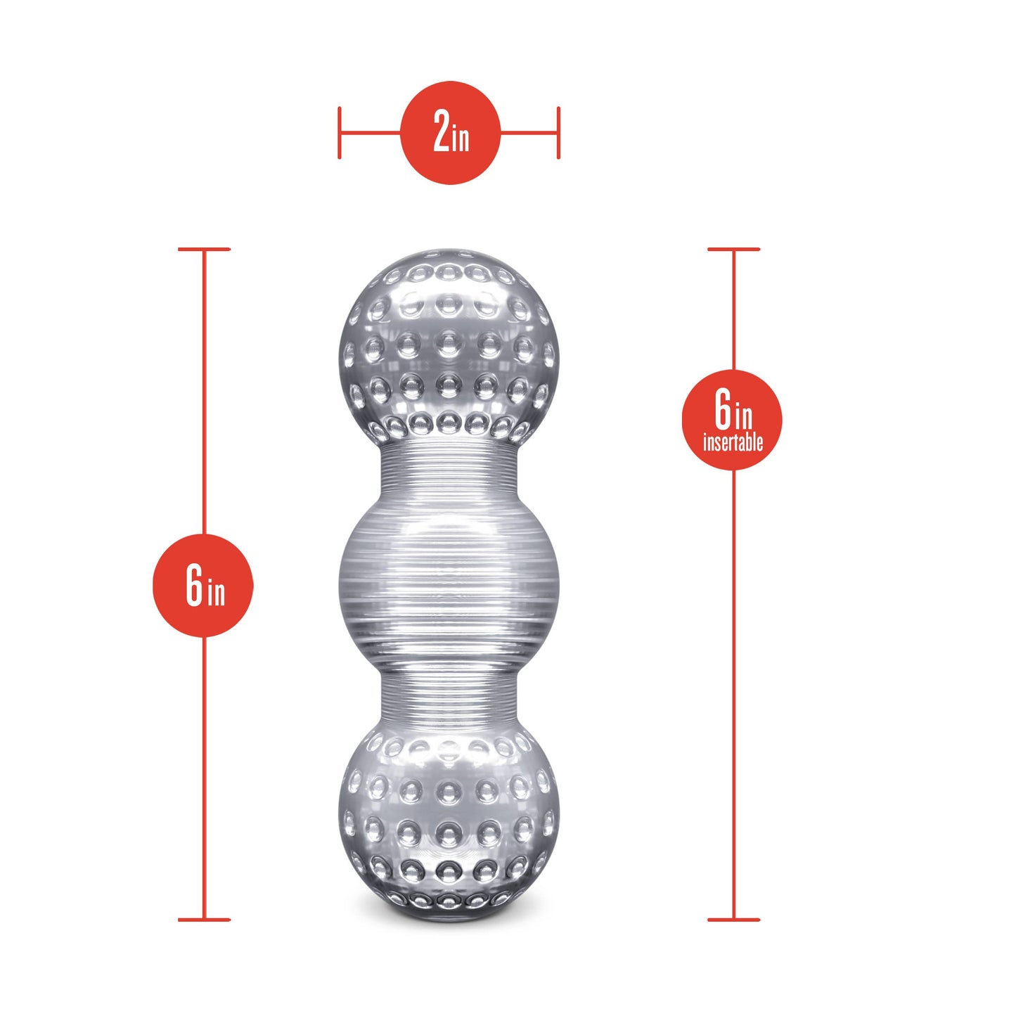 RIZE Feelz - 5.5" Masturbator with Multi Textured Chambers
