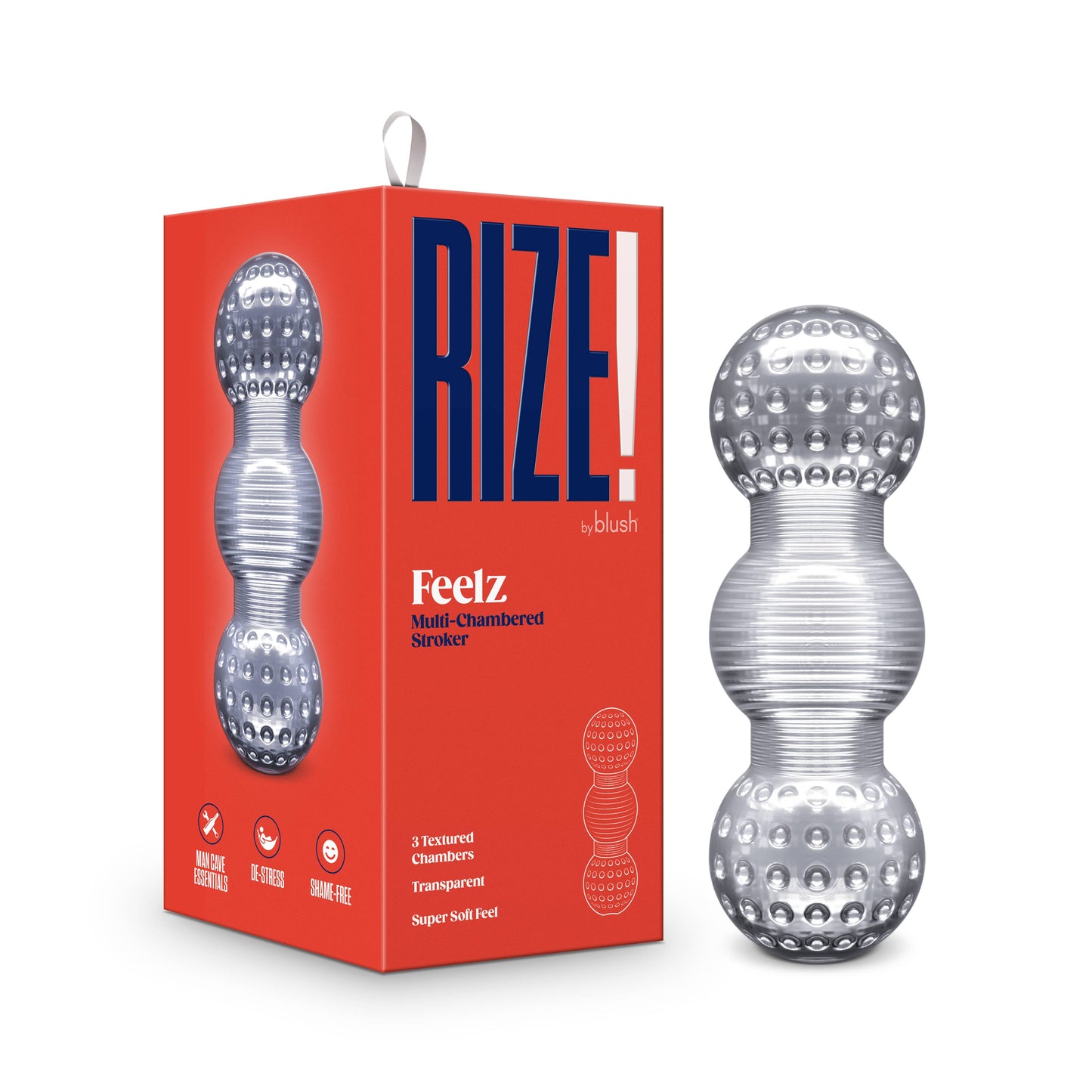 RIZE Feelz - 5.5" Masturbator with Multi Textured Chambers