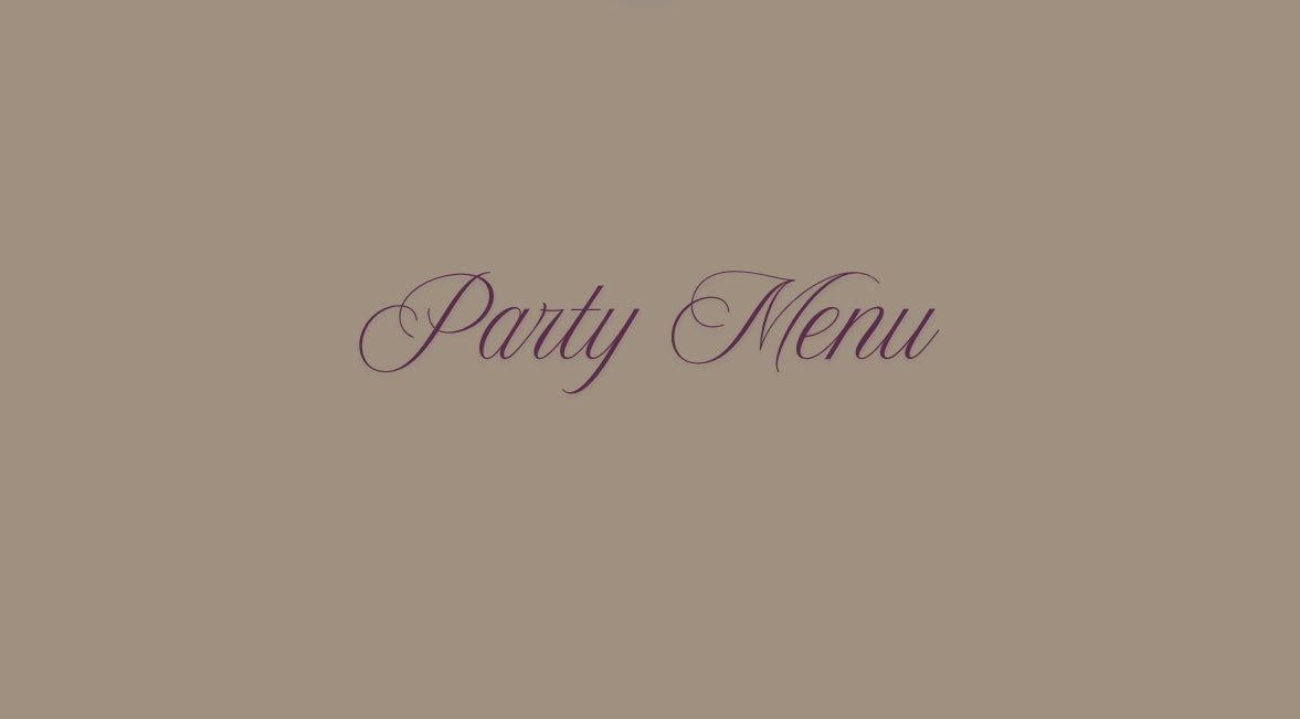 Party Menu