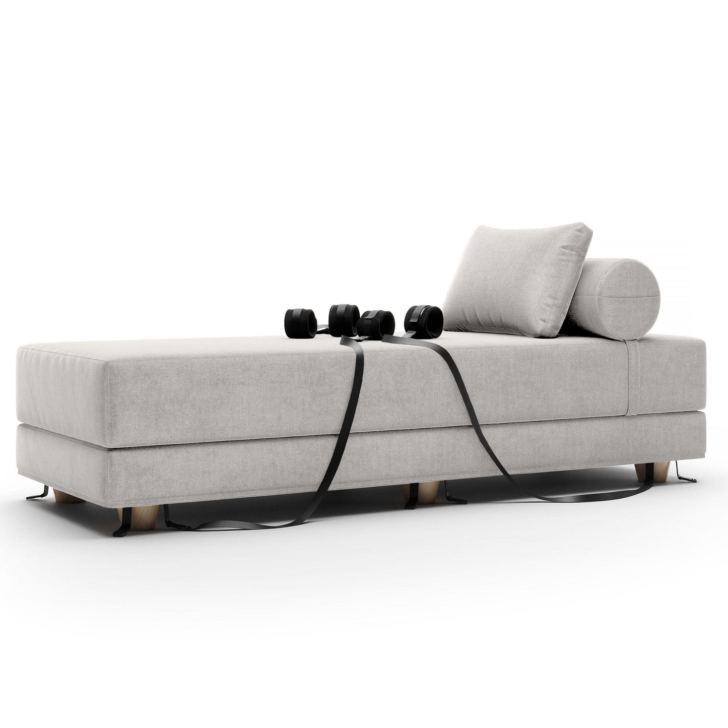 Black Label Divan Daybed with Cuffs, Bedroom Furniture by Liberator - shown in product photo 