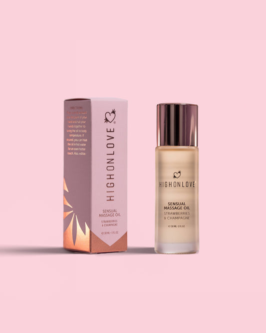 Mini Massage Oil | Strawberries & Champagne