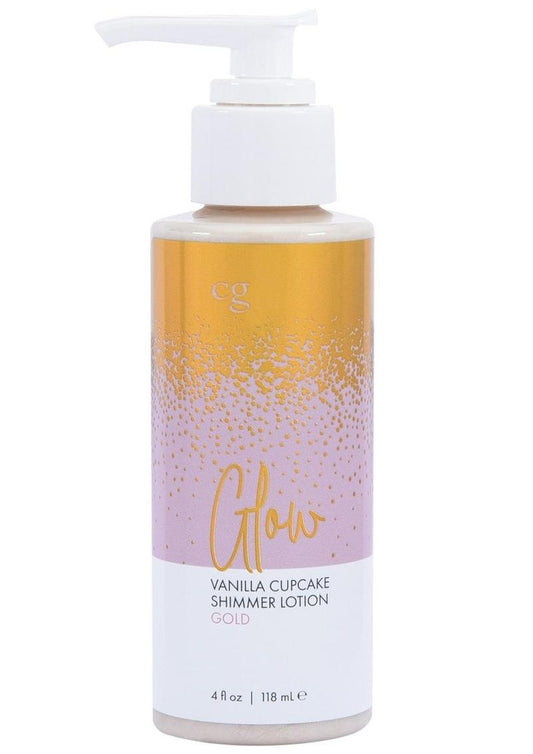 Glow Vanilla Cupcake Fragranced Shimmer Lotion - Gold